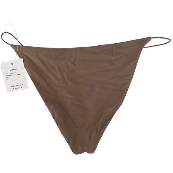 Micro Bare Minimum Bikini Bottom SMALL in Nude JADE SWIM NWT - Picture 6 of 8